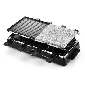 Grill électrique de table <span class=keywords><strong>Raclette</strong></span> avec fonduoir à fromage, <span class=keywords><strong>Plancha</strong></span> coréenne, Grill d'intérieur - Product Image 2