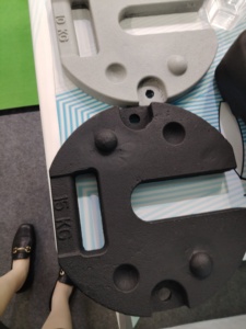 Accessoire de tentes de salon commercial 5kg 10kg 15kg poids en acier pour les événements pop-up accessoire de tente de sport pliant en plein air - Product Image 3