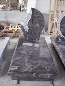 Современный стиль, американское кладбище, крест, ангел, сердце, надгробие, мемориальный надгробный памятник - Product Image 4