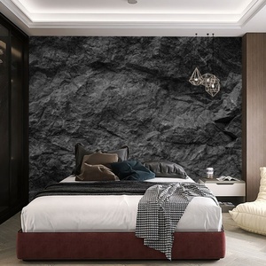 <strong>Industrial</strong> Decoration Office Concave-convex Simulated Rock Slab Rock Wall Cloth TV Background Wall <strong>Paper</strong> Stone Wallpaper - Product Image 3