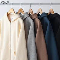 Cardigan zippé à capuche en maille gaufrée, style rétro japonais, coupe ample, couleur unie, tendance, pour homme, en mélange de coton, collection automne