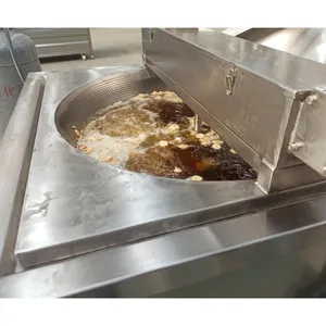 Fokison Electronic Component Frittier maschine für Chips Industrial Potato Continuous Fryer