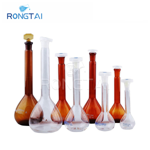 Produsen barang pecah belah laboratorium RONGTAI Kelas <span class=keywords><strong>B</strong></span> Tiongkok 250 ML labu kerucut kaca volumetrik - Product Image 2