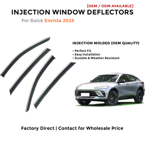 Déflecteurs de fenêtre latérale pare-pluie pour Toyota Cruiser 2019-2020 accessoires auto - Product Image 2