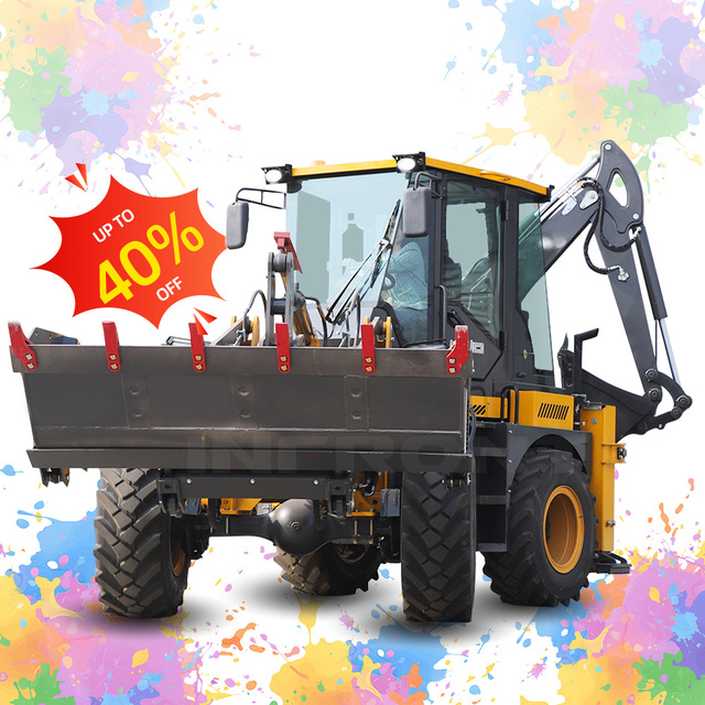 Free Shipping's Items Cheap for Front Loader Compact Tractor with Front Loader Wz25-18 4x4 Wheel Drive Building Tractor