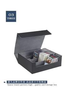 Boîte de jeu de cartes à jouer personnalisée de luxe stockage de cartes à collectionner boîte en plastique pour Tarot Mtg Poke mons Tcg <span class=keywords><strong>Yugioh</strong></span> - Product Image 6