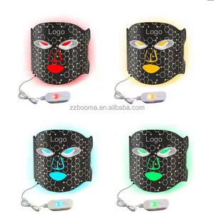 Silikon Led yüz maskesi 7 renk foton gençleştirme yüz cilt bakımı sağlıklı cilt onarım için LED maske