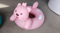 Rose cochon flamant rose oie blanche canard jaune piscine flotte hamacs d'eau gonflables tubes de bain-installations d'amusement amusantes
