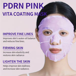 Masque facial hydratant et éclaircissant en feuille à la lavande, vitamines B12 et C, PDRN, collagène d'ADN de saumon et revêtement chimique, fabriqué en Chine - Product Image 3