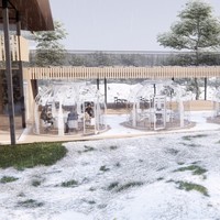 JIEOL BDT4 3m 6m Tente Dôme Géodésique Transparente de Luxe pour Hôtels et Complexes Hôteliers, 6-15 Personnes, Quatre Saisons, Imperméable et Ignifuge