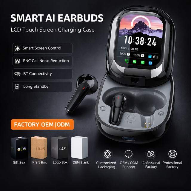 2026 Cross-border New SE TWS for 5.4 Headset with Voice Control Life Waterproof ANC HD Sound Quality Ai Translator Earbuds