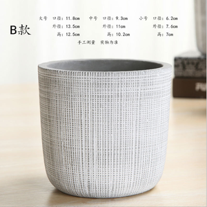 Vaso da Giardino Decorativo Quadrato in <span class=keywords><strong>Cemento</strong></span>, Design Moderno Contemporaneo, Intagliato a Mano, Personalizzabile - Product Image 5