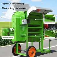 Décortiqueuse automatique multifonctionnelle, nouveau modèle, décortiqueuse de riz à alimentation complète, machine à décortiquer le colza, le blé, le sorgho et le soja