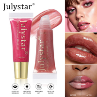 Gloss à lèvres hydratant et nourrissant Julystar Professional Makeup, finition scintillante longue tenue, 5 ml