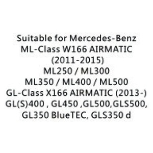 โช้คอัพแบบถุงลม ช่วงล่างแบบถุงลม ด้านหน้าซ้าย สำหรับ Mercedes-Benz ML-Class 2011-2015 W166 และ GL-Class 2013-2015 X166 - Product Image 4