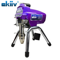 Pulvérisateur de peinture électrique sans air 3200W avec moteur sans balais certifié CE, machine de pulvérisation haute pression pour entrepreneurs en construction