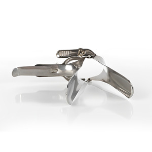 Edelstahl Vaginaldilatator Untersuchungspinzette Gynäkologischer Medikamentenapplikator Zervixuntersuchungsspekulum - Product Image 4