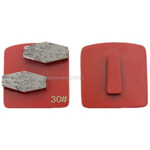 Redilock Patins de polissage et de meulage diamantés en forme de losange pour béton, pour machine de meulage <span class=keywords><strong>Husqvarna</strong></span> - Product Image 1