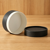 Contenant cylindrique écologique personnalisé pour cheesecake basque, emballage individuel pour gâteaux, biscuits, tube en carton