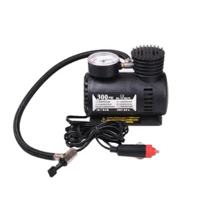 Portable 12V Auto Electric 300 PSI for Motorcycle car suv vehicle plastic mini cheap Air Compressor Tire Inflator Pump