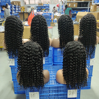 Deepwave – perruque lace frontal wig en vison invisible hd, 13x4, perruque indienne brute, cheveux naturels, bon marché
