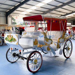 Charrette royale victorienne vintage personnalisée et unique, électrique et à chevaux, pour le tourisme et les parcs équestres - Product Image 4