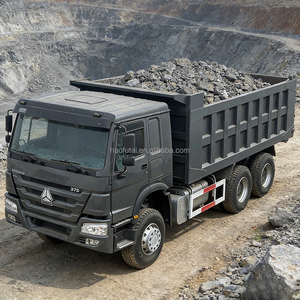 Camion benne basculante d'occasion Sinotruk HOWO 6x4, conduite à gauche, 371HP WP10, 18-25CBM, Euro 2 Euro 3, pour le marché africain - Product Image 2