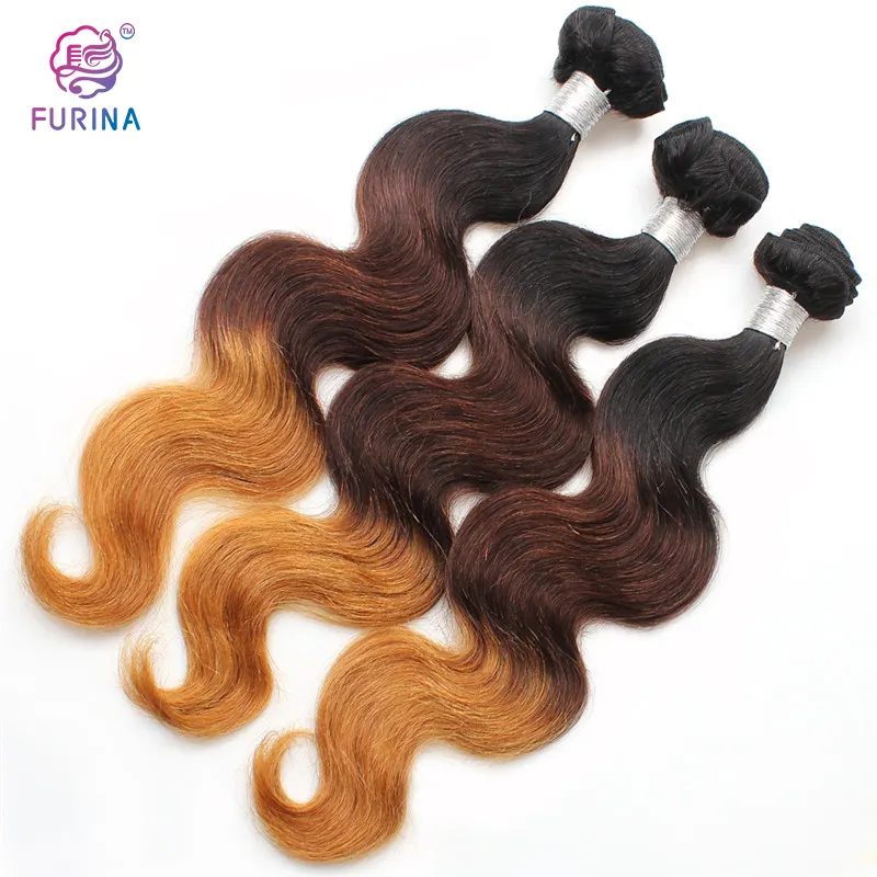 आकर्षक 1B/4 #/27 # Ombre रंग मानव बाल कपड़ा, 9A शीर्ष गुणवत्ता रेमी बाने बाल, युवा महिलाओं के लिए 10-24 इंच बाल एक्सटेंशन