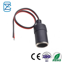 Prise allume-cigare universelle 12V 24V femelle, câble de remplacement pour voiture, connecteur pour allume-cigare
