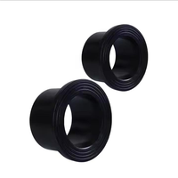 Raccord en plastique HDPE à soudure par fusion bout à bout, raccord à col long de 20 à 1200 mm