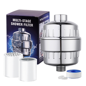 Filtro <span class=keywords><strong>de</strong></span> <span class=keywords><strong>ducha</strong></span> <span class=keywords><strong>de</strong></span> 20 etapas <span class=keywords><strong>de</strong></span> alta calidad con 2 cartuchos <span class=keywords><strong>de</strong></span> repuesto <span class=keywords><strong>de</strong></span> carbono y cabezal <span class=keywords><strong>de</strong></span> <span class=keywords><strong>ducha</strong></span> filtrado con cloro para agua dura - Product Image 4