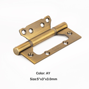 Bisagra de mariposa de acero inoxidable de 5x3x3.0mm con doble rodamiento de bolas para puerta plana - Product Image 5
