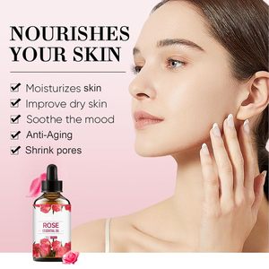 Aceite esencial de Rosa puro orgánico <span class=keywords><strong>100</strong></span>% de etiqueta privada para el cuidado de la piel con masaje SPA - Product Image 1