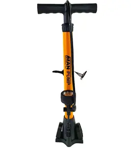 160 PSI pompa da pavimento per bicicletta MTB Presta Schrader Track Bike Pump accessori per biciclette pompa per bicicletta ad aria portatile