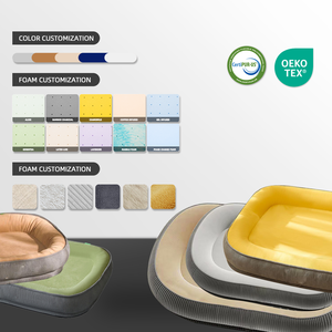 Benutzer definierte ortho pä dische Memory Foam Kühlung Hunde betten Matte Kissen-OEM/ODM | Wasch bare Abdeckung - Product Image 2