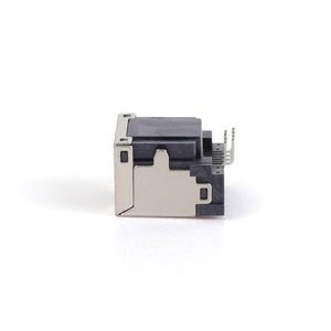 RCH-SP-39-2 Vertical 180 Degree Single Port Female <strong>RJ45</strong> Tab Cat5E 4p4c <strong>Ethernet</strong> Connector Without Light Bounce Or Socket - Product Image 4