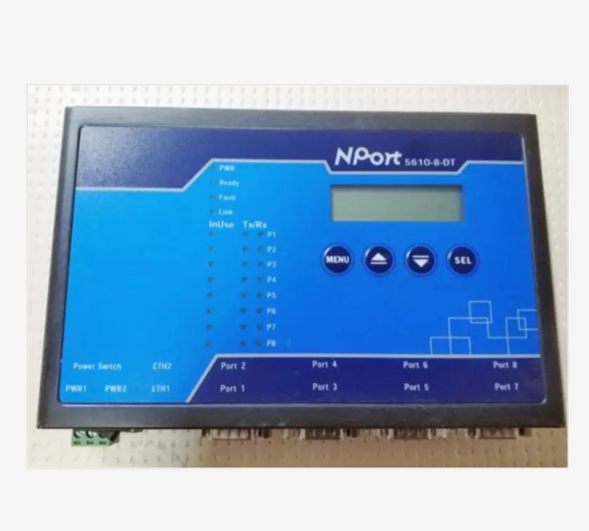 NPort 5610-8-DT NPort5610-8-DT 8-Port RS-232 serieller Server DB9 Head Desktop Typ