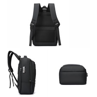 Mochila Oxford para ordenador portátil para hombre, mochila de viaje de negocios de gran capacidad de 15,6 pulgadas, mochila de oficina con múltiples bolsillos resistente al agua para hombre