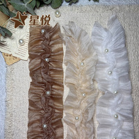 Dentelle à volants personnalisée, garniture en dentelle pour vêtements, dentelle pour lingerie, accessoires en dentelle pour robes