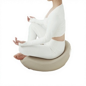 Cuscino da Meditazione Ergonomico Eco-Friendly in Memory Foam per Ritiro Mindful, Supporto Confortevole per Pilates Yoga, Schienale Morbido, Seduta <span class=keywords><strong>Zafu</strong></span> - Product Image 6