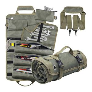 Custom Wholesale New Electrico Portable Back-slung <b>Roll</b> <b>Bag</b> With Detachable <b>Tool</b> Kit Multi-function Wear Armor Zipper Closure - Product Image 6