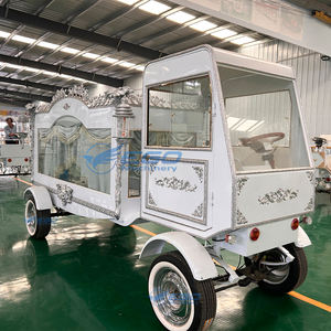 Fabricantes <span class=keywords><strong>de</strong></span> Transporte Especial Venden Coches Fúnebres Eléctricos Plateados <span class=keywords><strong>de</strong></span> Estilo Retro Europeo, Carroza Fúnebre con Cerramiento para Ataúd - Product Image 1