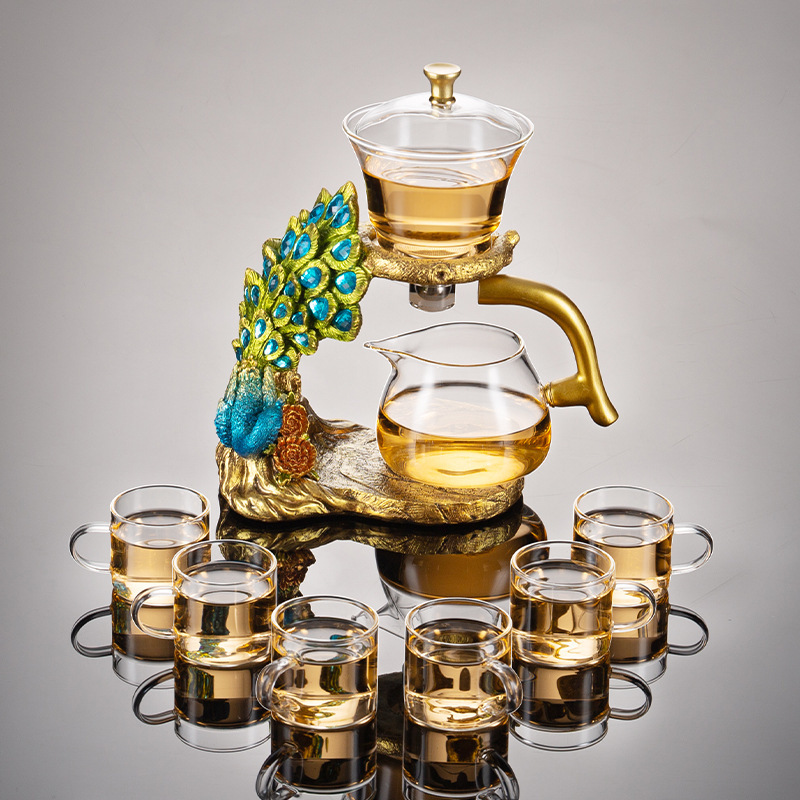 Ensemble de 6 tasses Paon