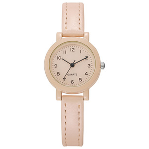 Women's leather <b>watch</b> strap, simple and elegant color <b>watch</b> - Product Image 6