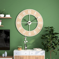 Jam Dinding Seni Besi Art Deco Digital Quartz Harga Pabrik Grosir dengan Bingkai Foto untuk Ruang Tamu