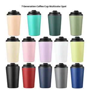 BPA FREE Reusable Office Business 12Oz Double Wall Stainless Steel Insulated Vacuum <b>Thermos</b> Tumbler Hot & Cold Travel Mug Cup - Product Image 6