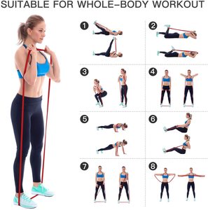 Fasce <span class=keywords><strong>di</strong></span> <span class=keywords><strong>Resistenza</strong></span> per Fitness, Bande Elastiche per Allenamento, Corde per Yoga, Attrezzi per <span class=keywords><strong>Esercizi</strong></span> a Casa e in Palestra - Product Image 3