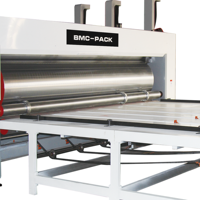 Nouvelle Chaîne d'alimentation pour machine de découpe et rainurage semi-automatique électrique pour emballages en carton ondulé