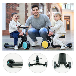 Patinete plegable multifuncional para niños, patinete 3 ruedas 3 en 1 para niños, patinete plegable para bebés, patinetes para niños - Product Image 3