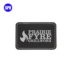 Patch en similicuir laserable rectangulaire <span class=keywords><strong>de</strong></span> 3 1/2 po x 2 1/2 po avec adhésif - Product Image 5